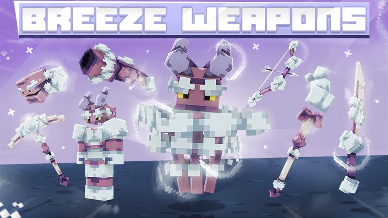 Breeze Weapons on the Minecraft Marketplace by Eescal Studios