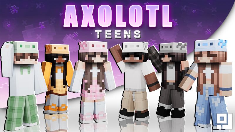 Axolotl Teens on the Minecraft Marketplace by inPixel Axolotl Teens on the Minecraft Marketplace by inPixel
