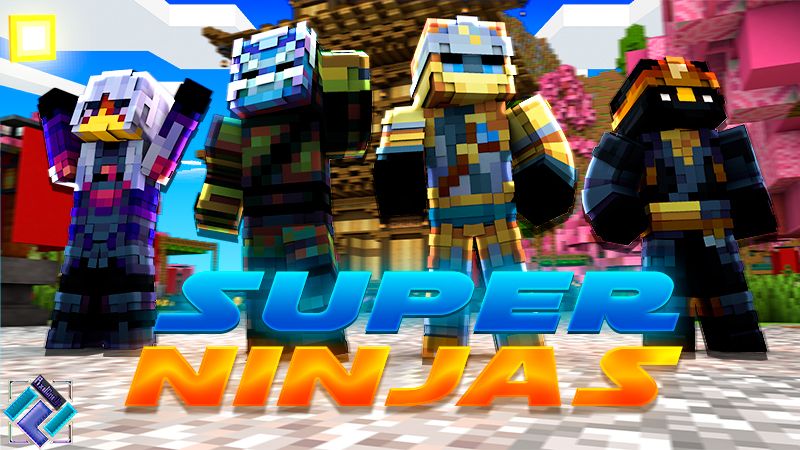 Super Ninjas on the Minecraft Marketplace by PixelOneUp Super Ninjas on the Minecraft Marketplace by PixelOneUp