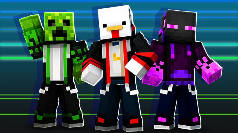 Mob Gamers on the Minecraft Marketplace by The Lucky Petals