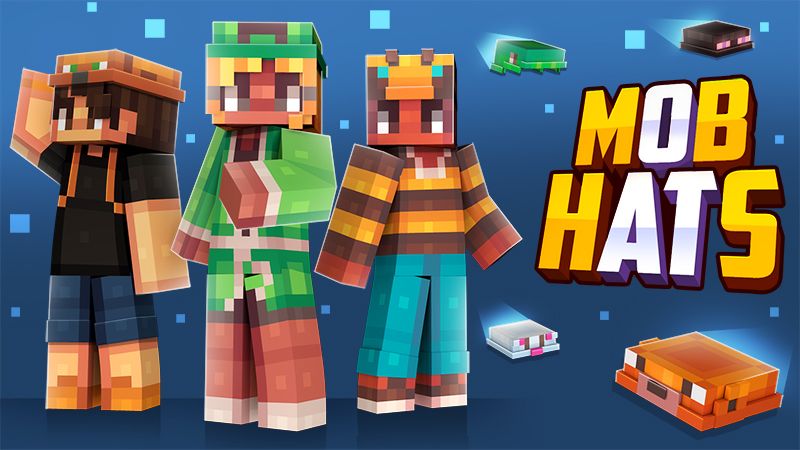 Mob Hats on the Minecraft Marketplace by The Craft Stars Mob Hats on the Minecraft Marketplace by The Craft Stars