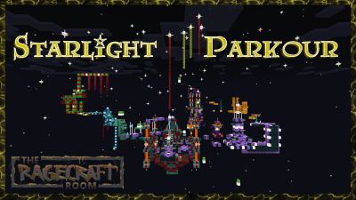 Starlight Parkour on the Minecraft Marketplace by The Rage Craft Room