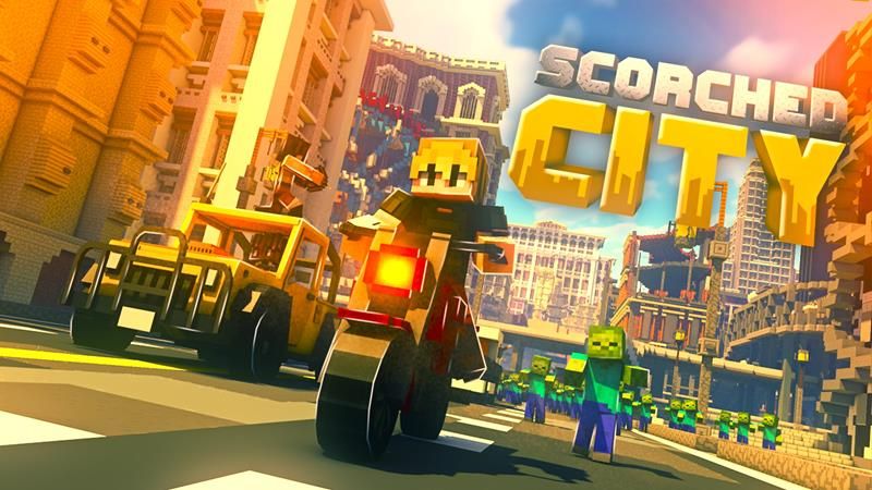 Scorched City on the Minecraft Marketplace by Vertexcubed Scorched City on the Minecraft Marketplace by Vertexcubed