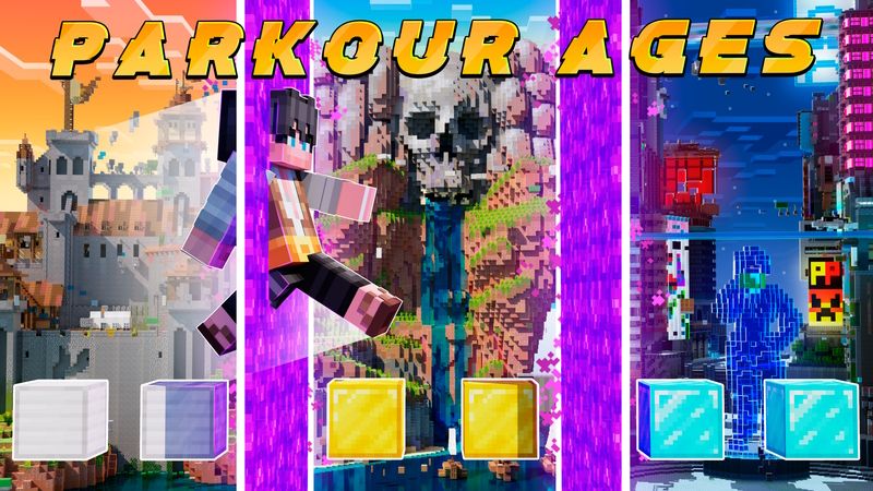 Parkour Ages on the Minecraft Marketplace by Plank Parkour Ages on the Minecraft Marketplace by Plank