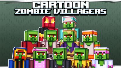 Cartoon Zombie Villagers on the Minecraft Marketplace by DigiPort