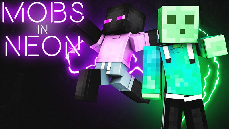 Mobs in Neon on the Minecraft Marketplace by Blockception Mobs in Neon on the Minecraft Marketplace by Blockception