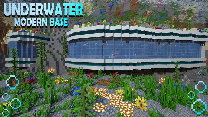 Underwater Modern Base on the Minecraft Marketplace by Pixelationz Studios