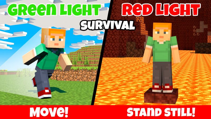 Green Light Red Light Survival on the Minecraft Marketplace by BLOCKLAB Studios Green Light Red Light Survival on the Minecraft Marketplace by BLOCKLAB Studios