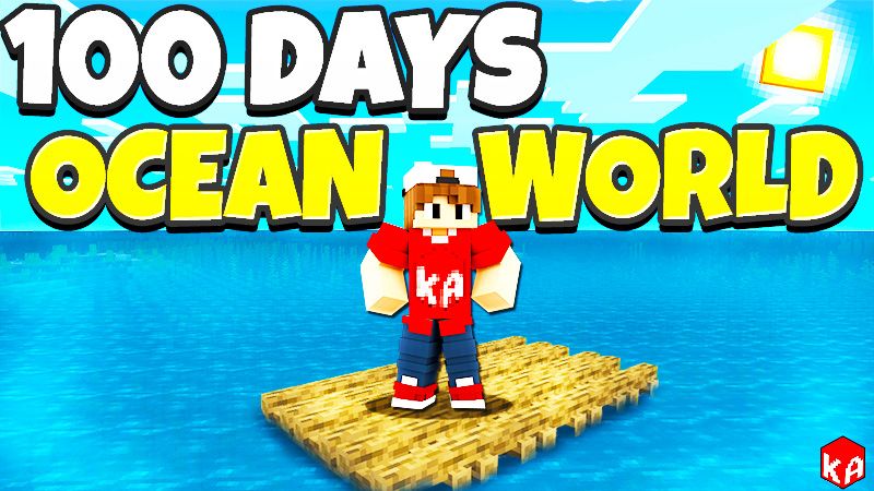 100 Days Ocean Only World on the Minecraft Marketplace by KA Studios