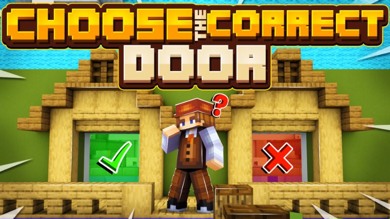 Choose The Correct Door on the Minecraft Marketplace by Cypress Games Choose The Correct Door on the Minecraft Marketplace by Cypress Games