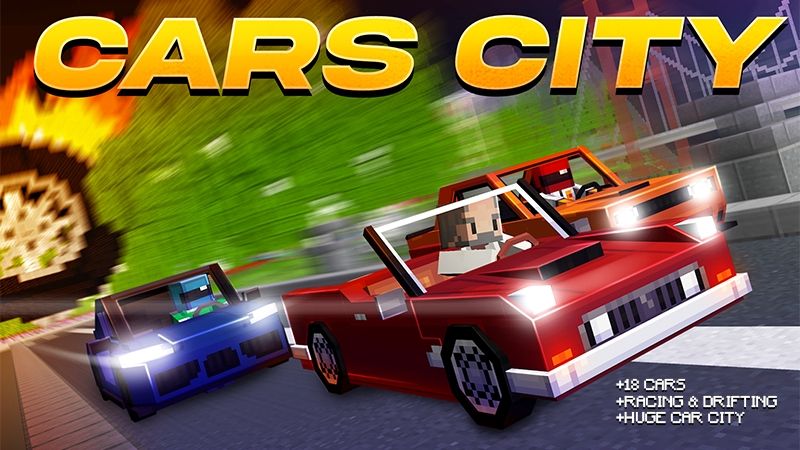 Cars City on the Minecraft Marketplace by Kubo Studios Cars City on the Minecraft Marketplace by Kubo Studios