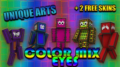 Color Mix Eyes on the Minecraft Marketplace by Unique Arts