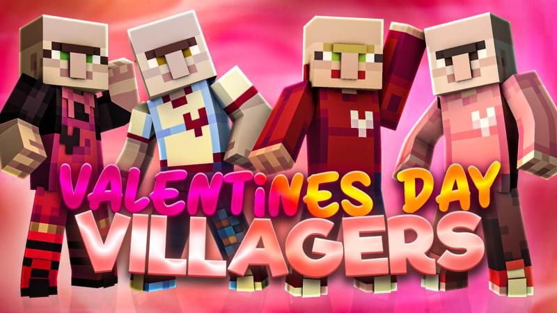 Valentines Day Villagers on the Minecraft Marketplace by Podcrash