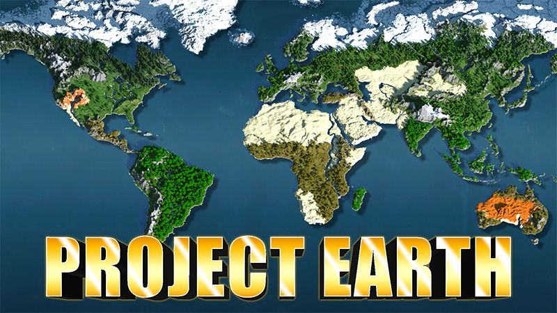 Minecraft earth map