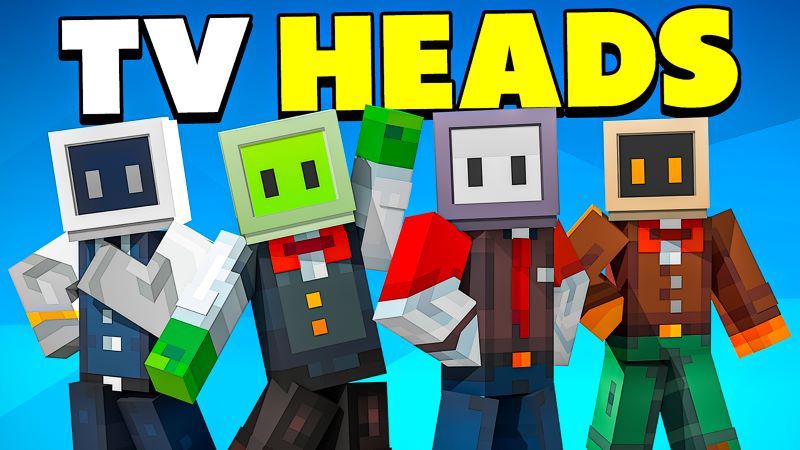 TV Heads on the Minecraft Marketplace by Snail Studios
