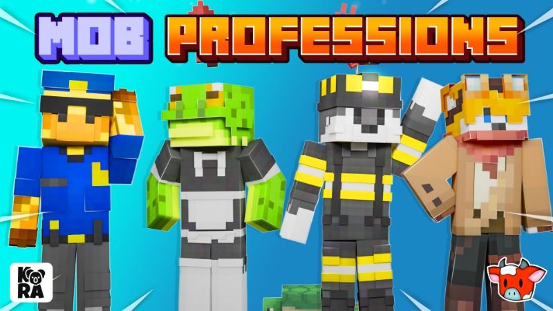 Mob Professions on the Minecraft Marketplace by Kora Studios