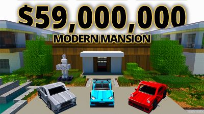 Modern Mansion on the Minecraft Marketplace by Mine-North