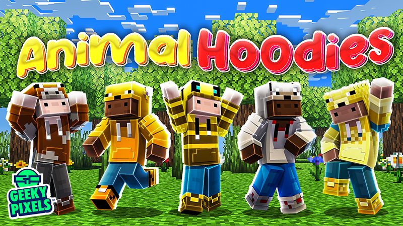 Animal Hoodies on the Minecraft Marketplace by Geeky Pixels
