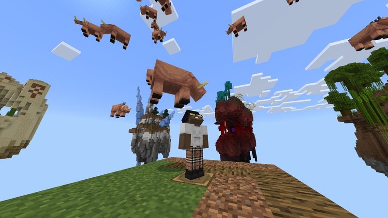 ONEBLOCK BUT FALLING MOBS by AquaStudio