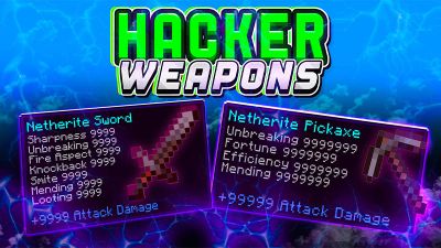 Hacker Weapons on the Minecraft Marketplace by Dalibu Studios