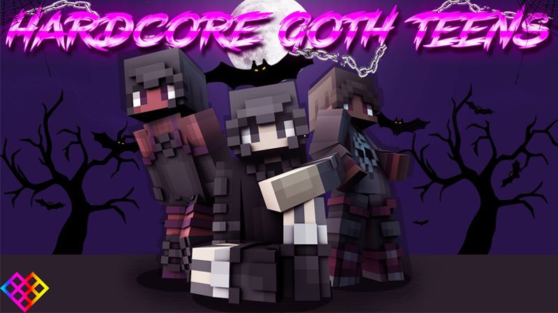 Hardcore Goth Teens on the Minecraft Marketplace by Rainbow Theory Hardcore Goth Teens on the Minecraft Marketplace by Rainbow Theory