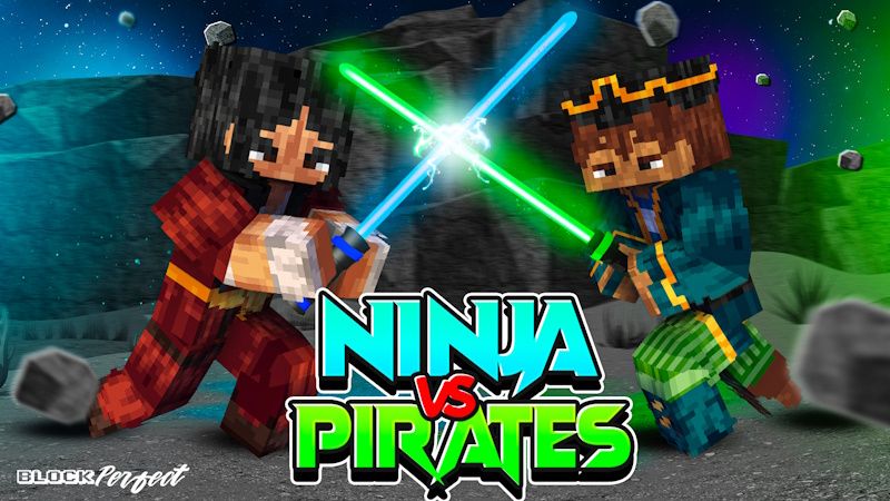 Ninja VS Pirates on the Minecraft Marketplace by Block Perfect Studios