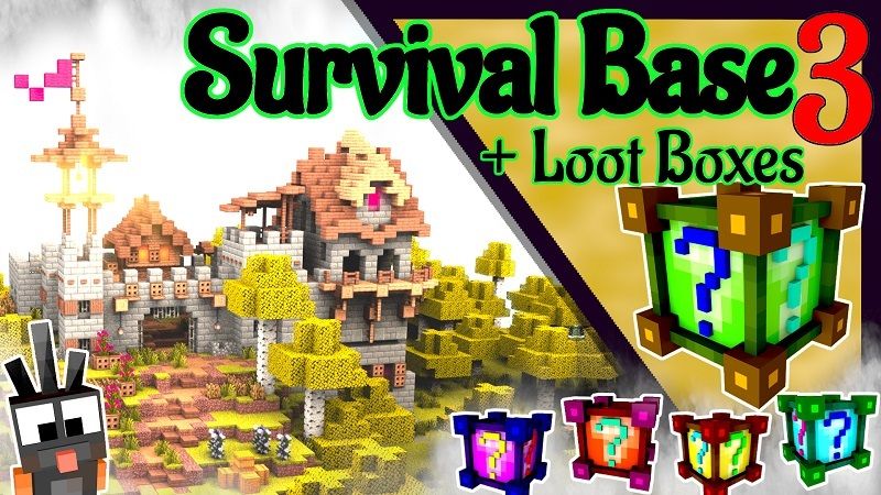 Survival Base Loot Boxes 3 on the Minecraft Marketplace by MrAniman2 Survival Base Loot Boxes 3 on the Minecraft Marketplace by MrAniman2