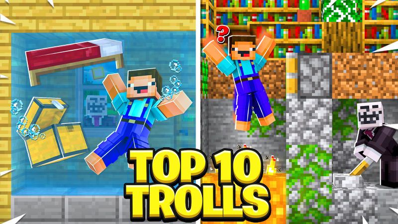 Minecraft: AS MELHORES TRAPS DO MUNDO! TROLLE SEUS AMIGOS! 