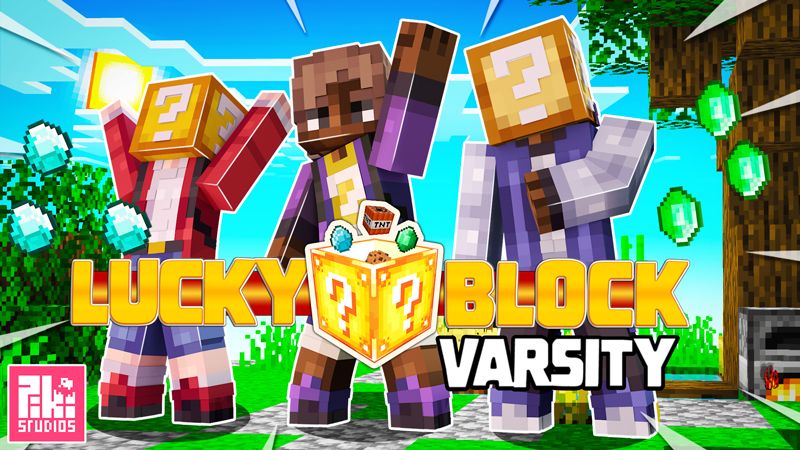 Lucky Block Varsity on the Minecraft Marketplace by Piki Studios Lucky Block Varsity on the Minecraft Marketplace by Piki Studios