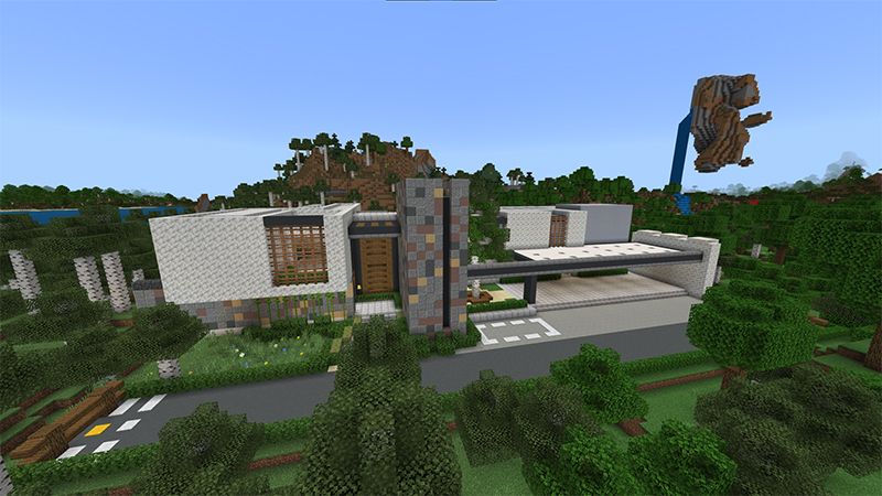 Modern Mansion by Razzleberries