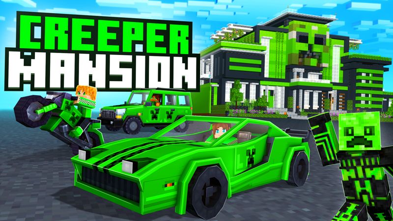 Creeper Mansion on the Minecraft Marketplace by GoE-Craft