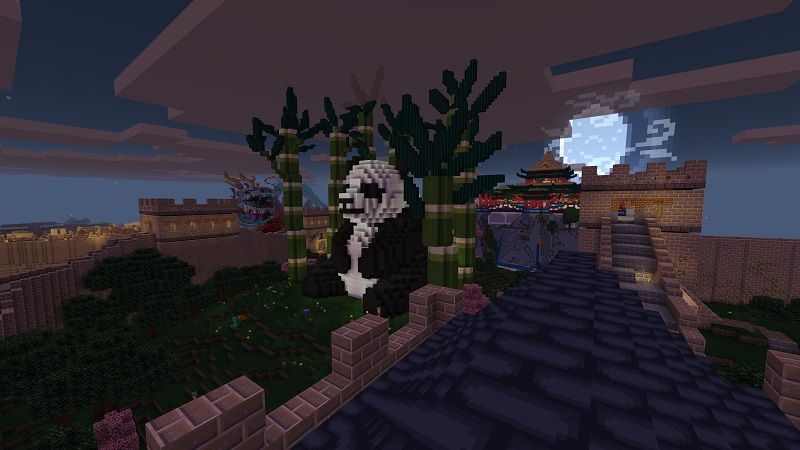 Chinese Mythology Mash-up by Minecraft