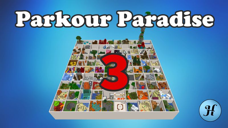Parkour Paradise 3 on the Minecraft Marketplace by Hielke Maps