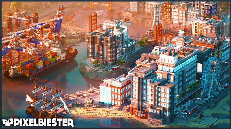 Port Perfect  Roleplay on the Minecraft Marketplace by Pixelbiester