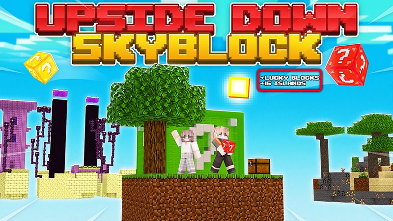 Upside Down Skyblock by Pickaxe Studios (Minecraft Marketplace Map ...