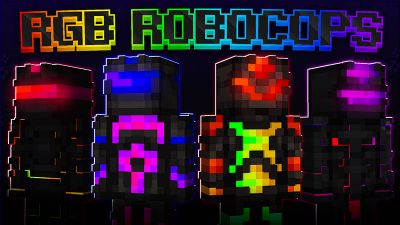 RGB Robocops on the Minecraft Marketplace by Fall Studios