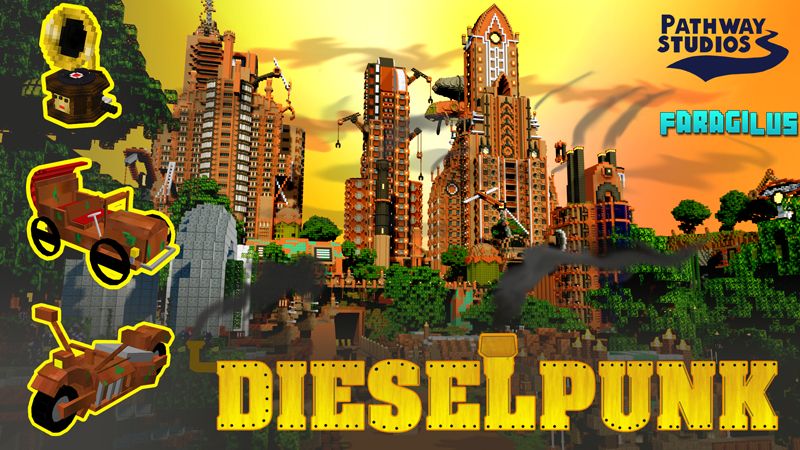 Dieselpunk on the Minecraft Marketplace by Pathway Studios Dieselpunk on the Minecraft Marketplace by Pathway Studios