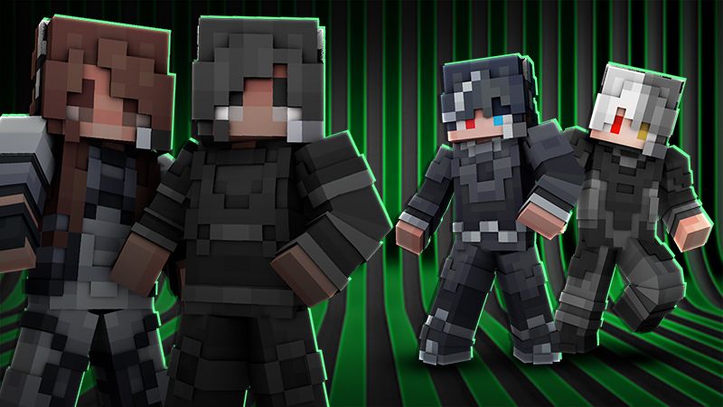 Dark Gamer Skins on the Minecraft Marketplace by The Lucky Petals