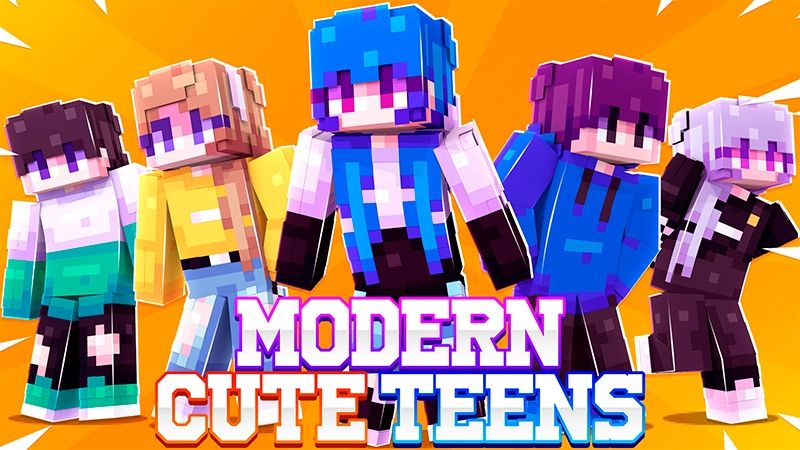 Modern Cute Teens by Kubo Studios (Minecraft Skin Pack) - Minecraft ...