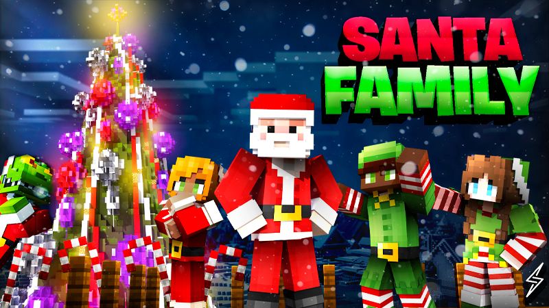 Santa Family on the Minecraft Marketplace by Senior Studios Santa Family on the Minecraft Marketplace by Senior Studios