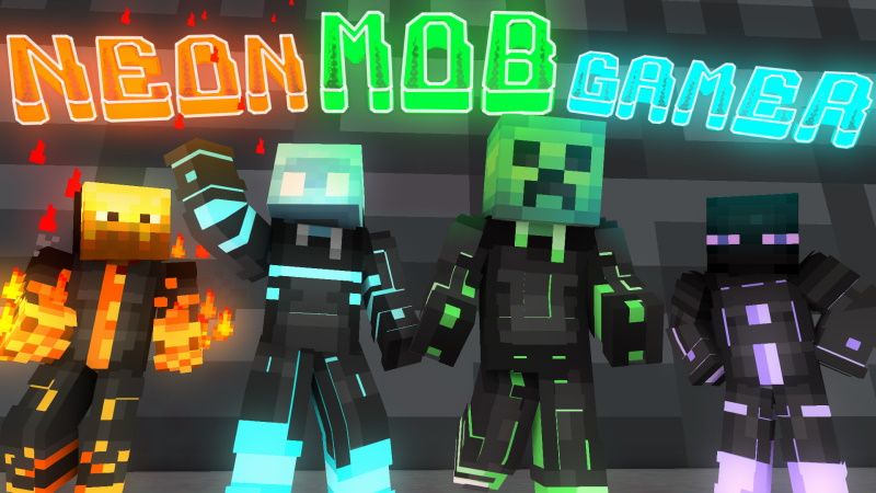 Neon Mob Gamers on the Minecraft Marketplace by Snail Studios