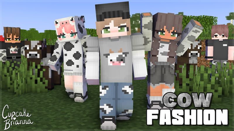 Cow Fashion HD Skin Pack on the Minecraft Marketplace by CupcakeBrianna