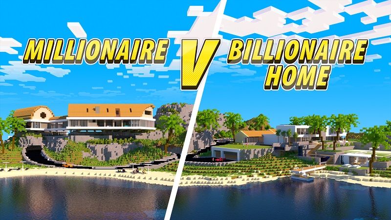 Millionaire V Billionaire Home on the Minecraft Marketplace by BBB Studios Millionaire V Billionaire Home on the Minecraft Marketplace by BBB Studios