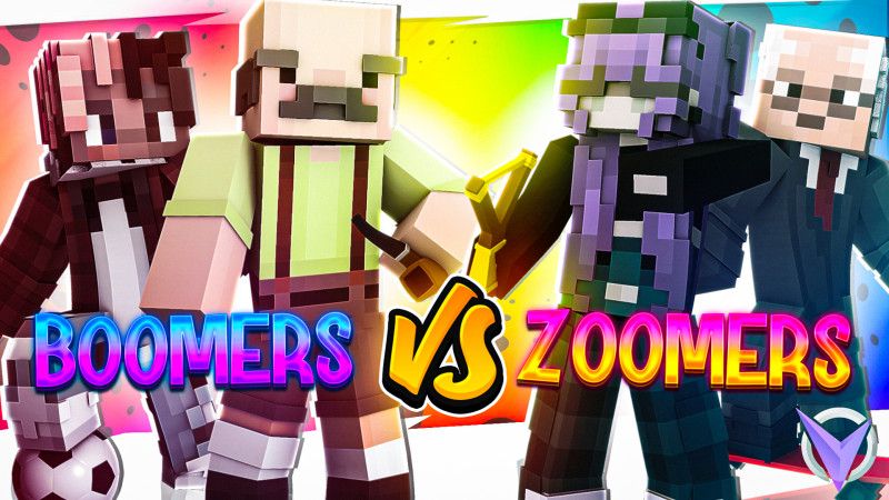 Boomers VS Zoomers on the Minecraft Marketplace by Team Visionary