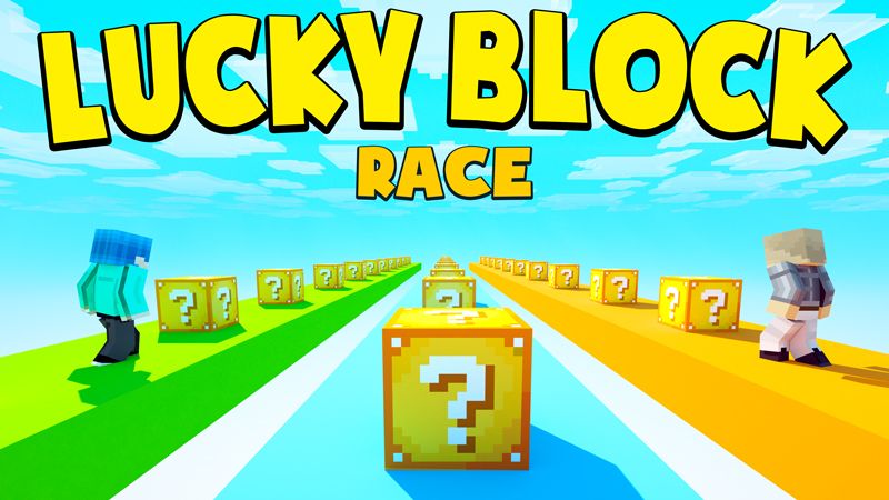 Map Lucky Block Minecraft Lucky Block Race By Chunklabs (Minecraft Marketplace Map) - Minecraft  Marketplace