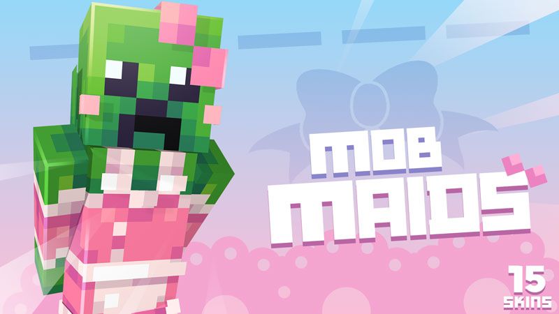 Mob Maids Skin Pack on the Minecraft Marketplace by Ninja Squirrel Gaming