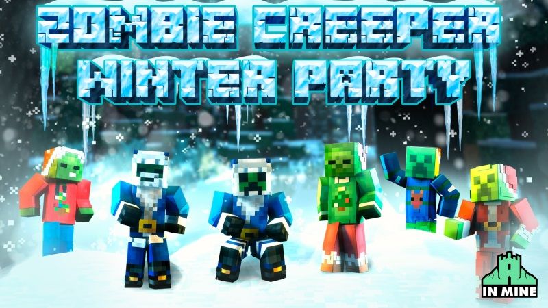 Zombie Creeper Winter Party