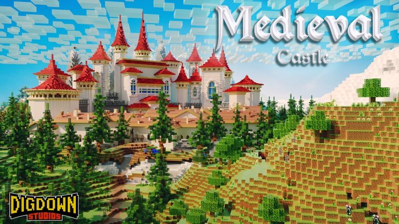 Medieval Castle on the Minecraft Marketplace by Dig Down Studios
