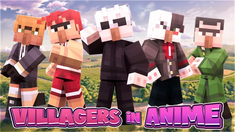 Villagers in Anime on the Minecraft Marketplace by Cynosia