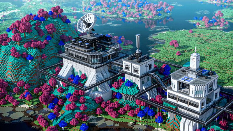 SciFi Base on the Minecraft Marketplace by CrackedCubes